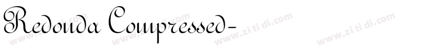Redonda Compressed字体转换